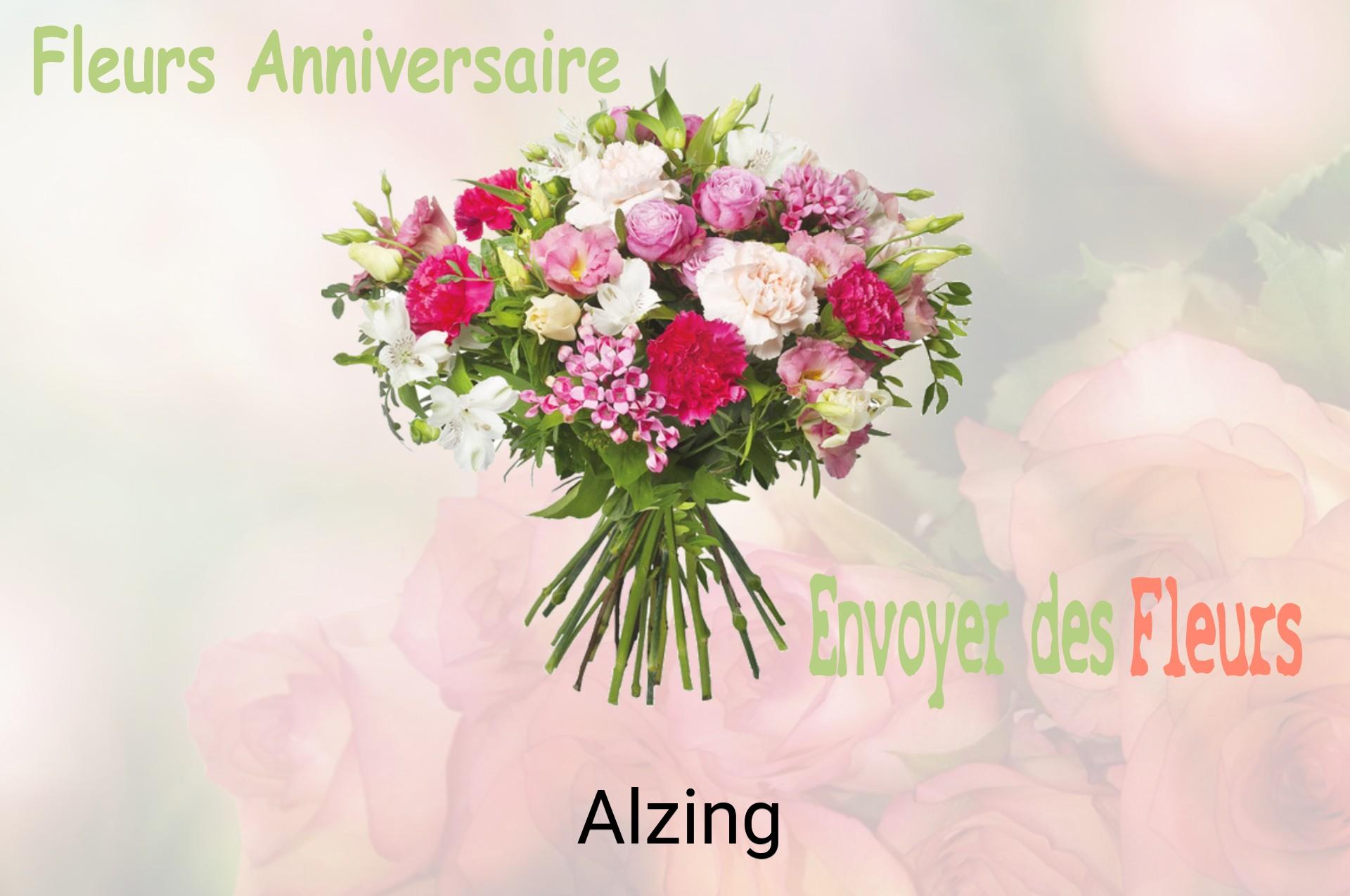 Bouquet de fleurs d’anniversaire livré à Alzing